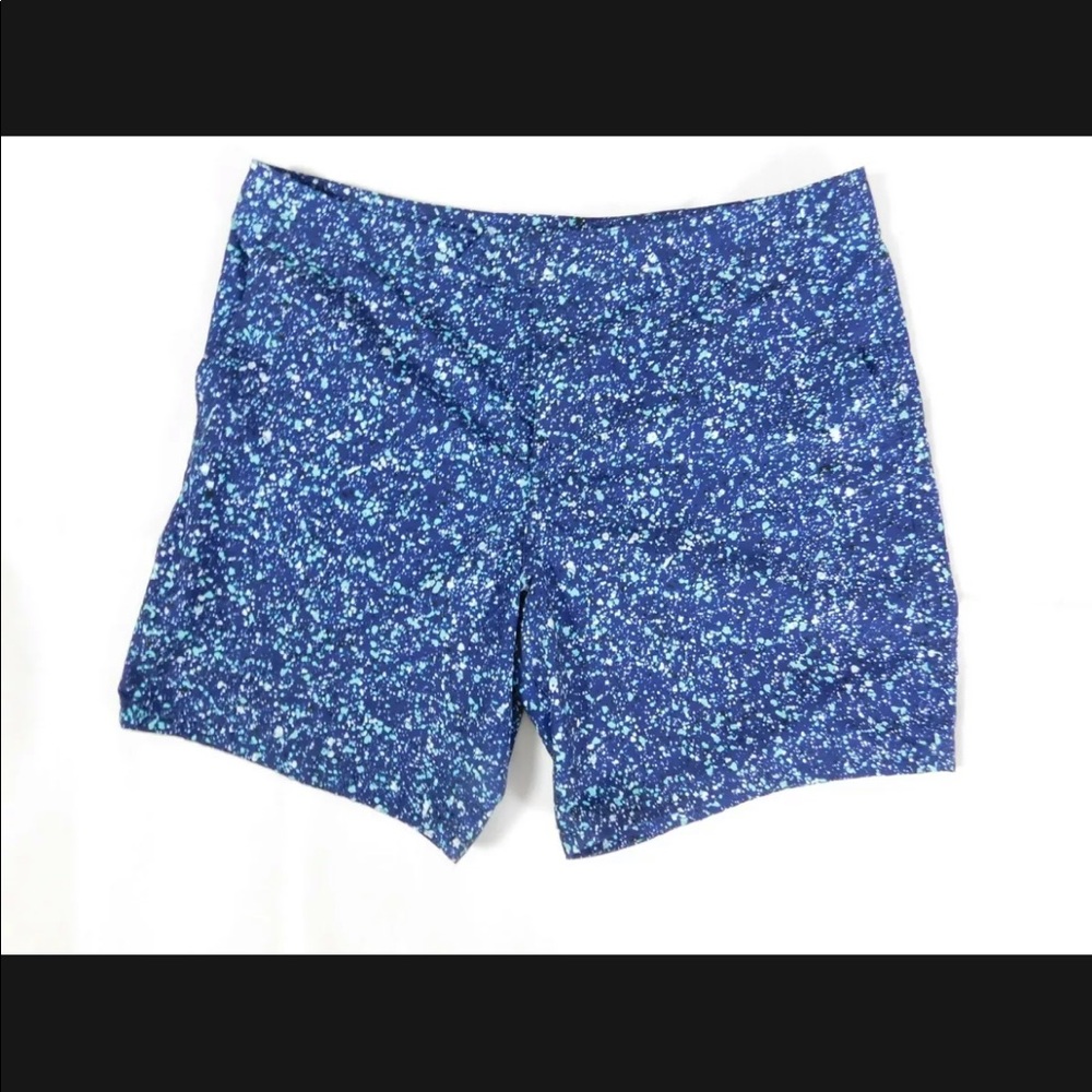 Marc Anthony Splatter Print Board Swim Trunks